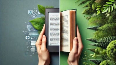 Livres papier recyclés vs liseuse : quel support est vraiment écologique ?