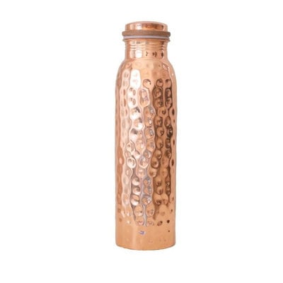 Bouteille en cuivre martelé 900 ml